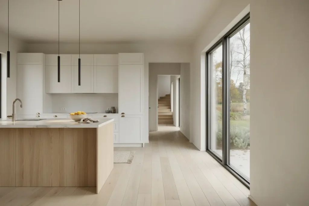 tillbyggnad av villa med nytt k k i skintebo